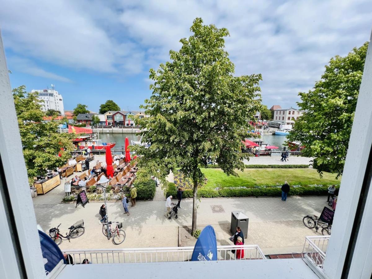 Ferienappartement Dicht Dran, Direkt Am Alten Strom Rostock Dış mekan fotoğraf